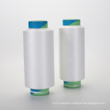100% Polyester Microfiber Yarn DTY 150D/288F SIM SD Raw white